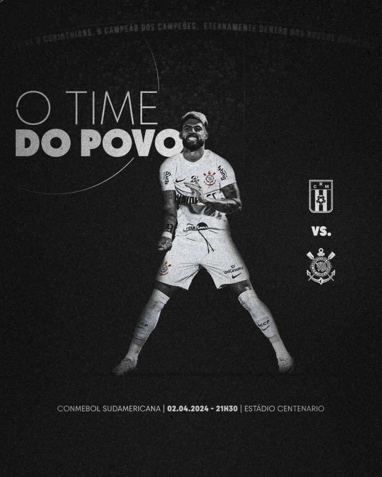 Corinthians escalação e onde assistir: Estreia na Copa Sul-Americana