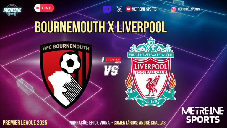 Bournemouth recebe o líder Liverpool em confronto decisivo pela Premier League